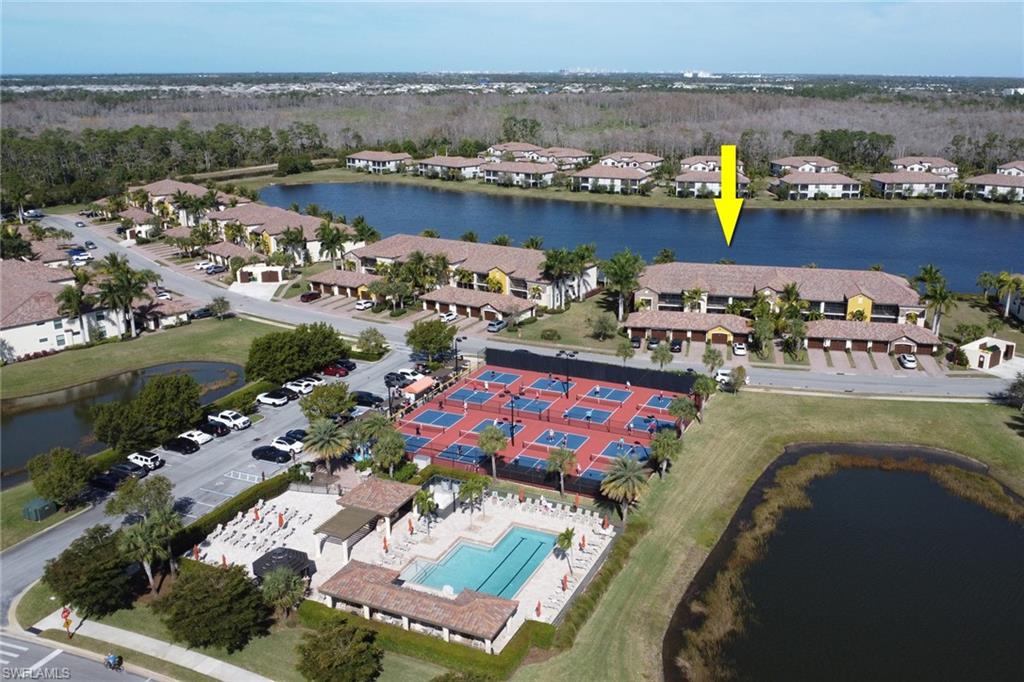 9521 Avellino Way, Unit 2415 Naples, FL 34113 - Photo 44 of 48 an aerial view of a house with a ocean view