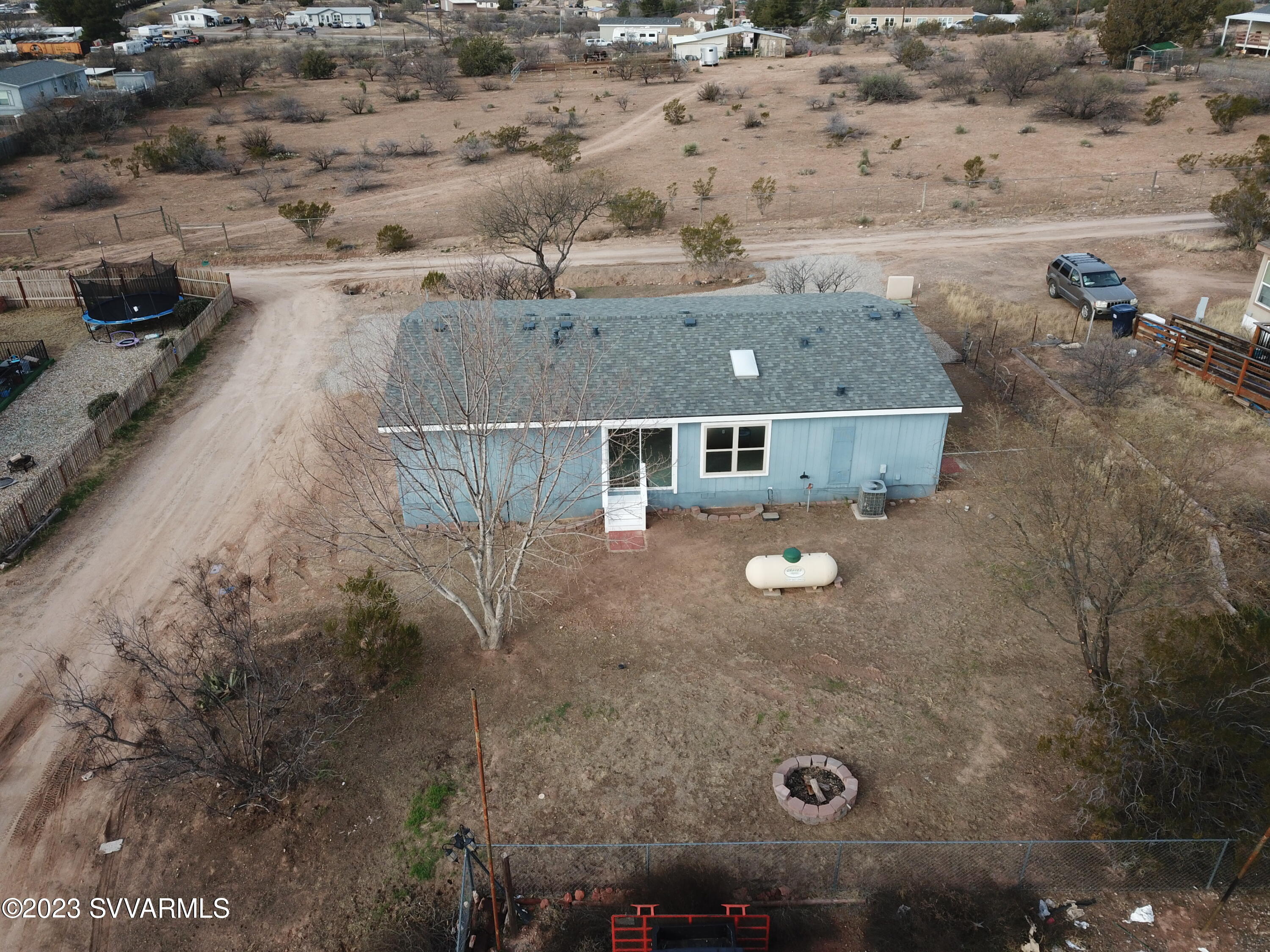 5925 Point Of View Trail Rimrock, AZ 86335 - Photo 31 of 35 an aerial view of a house with a yard