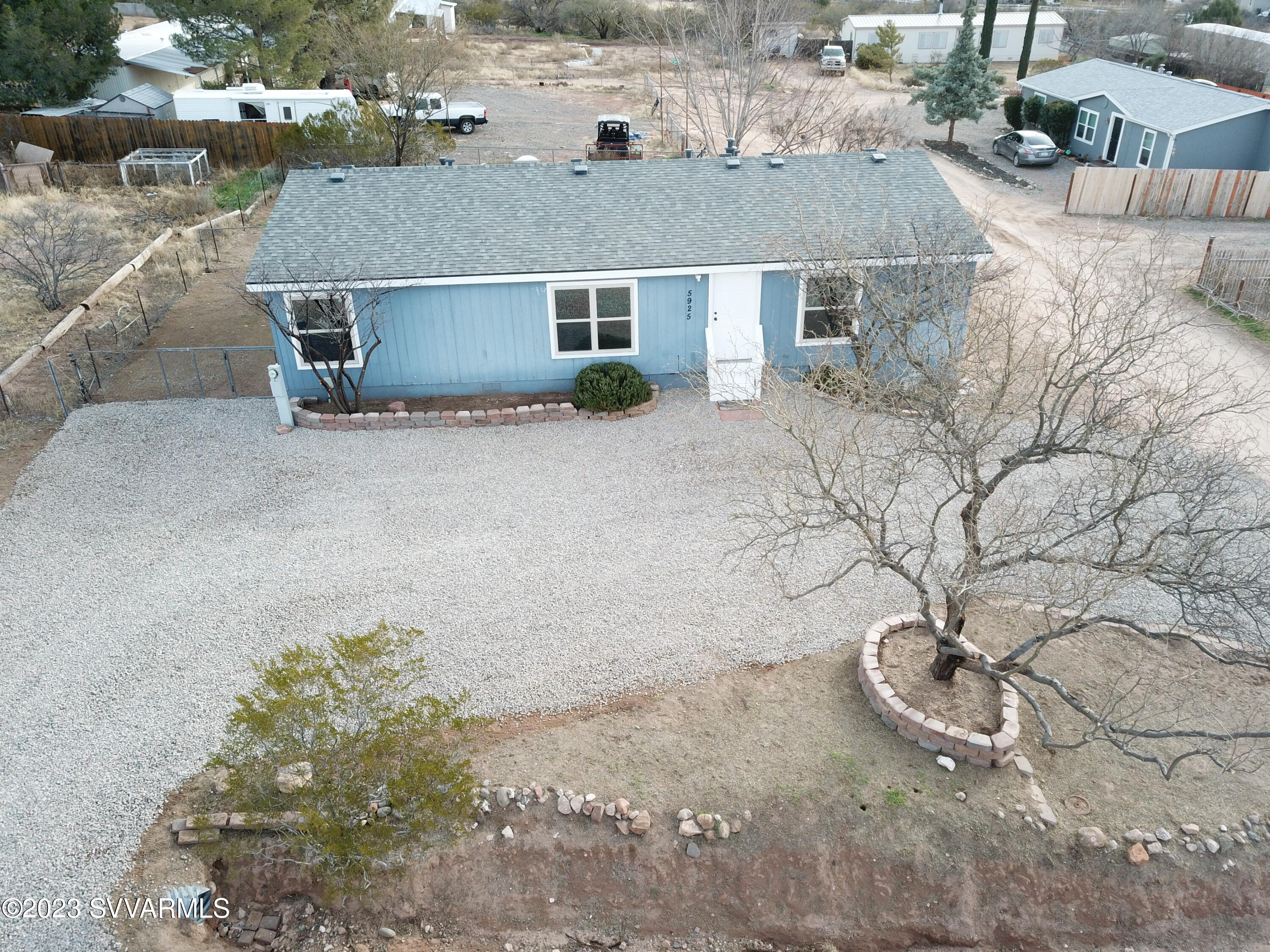5925 Point Of View Trail Rimrock, AZ 86335 - Photo 35 of 35 an aerial view of a house with a yard
