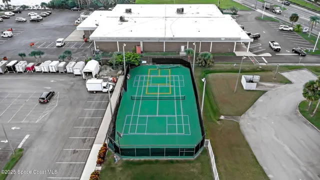 an aerial view of a city with lots of residential buildings
