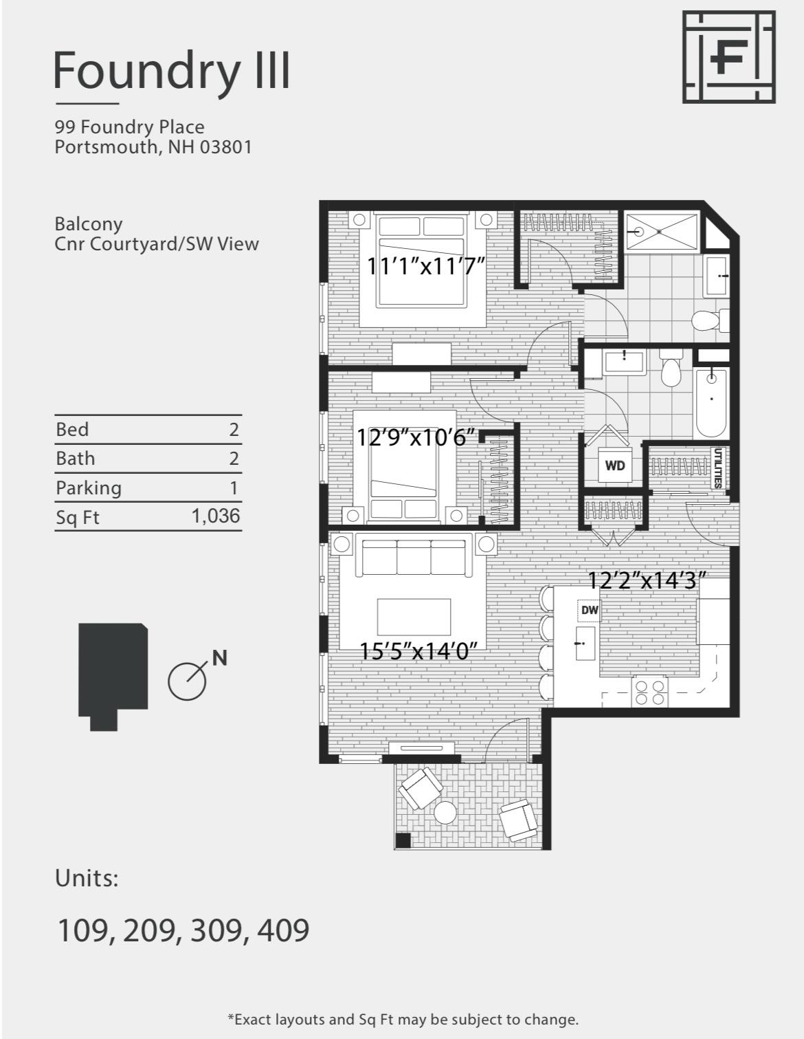 99 Foundry Place, Unit 109 Portsmouth, NH 03801 - Photo 26 of 27