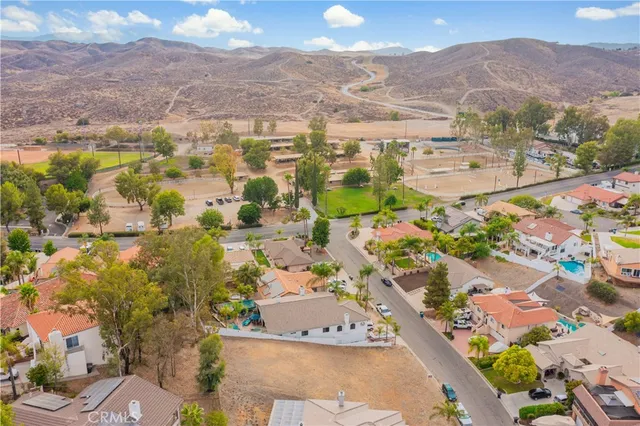a view of city and mountain