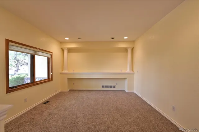 a view of room and window