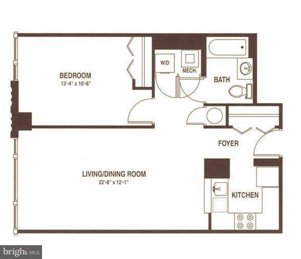 1150 K Street Northwest, Unit 506 Washington, DC 20005 - Photo 2 of 9 Interior (General)