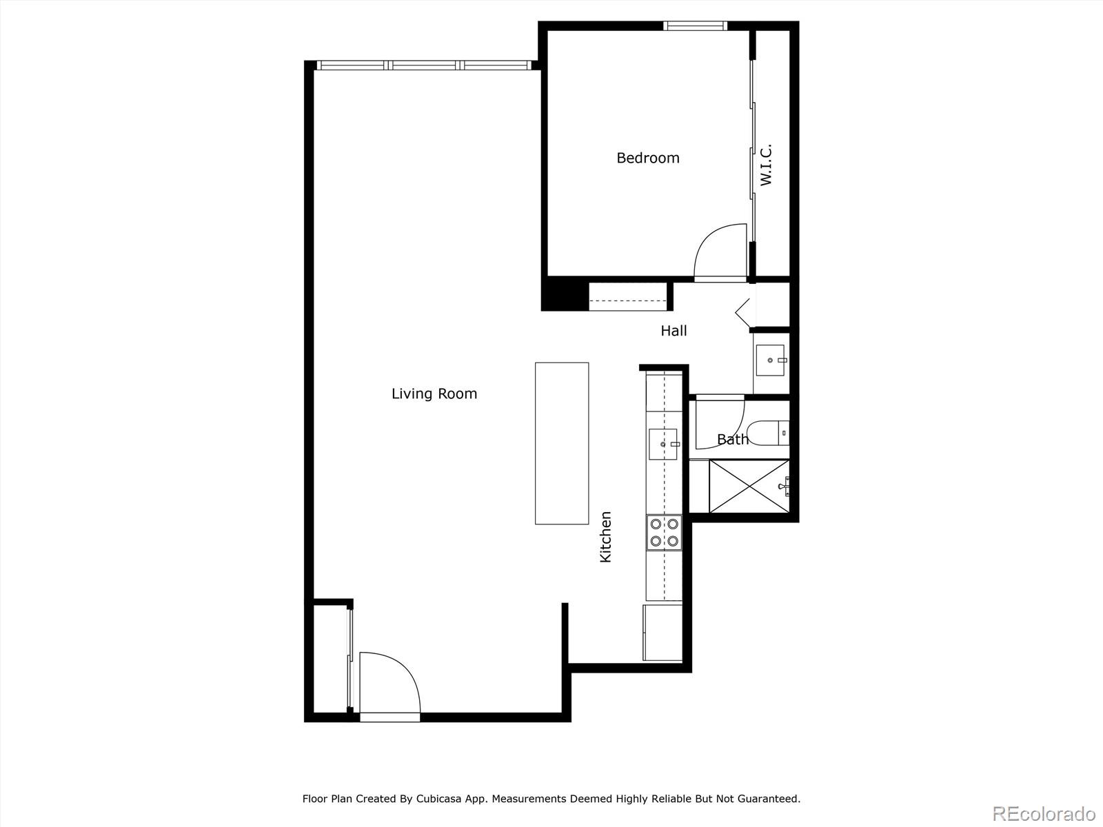 2 Adams Street, Unit 1504 Denver, CO 80206 - Photo 42 of 43 a picture of a floor plan