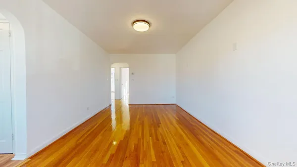 a view of wooden floor in a room