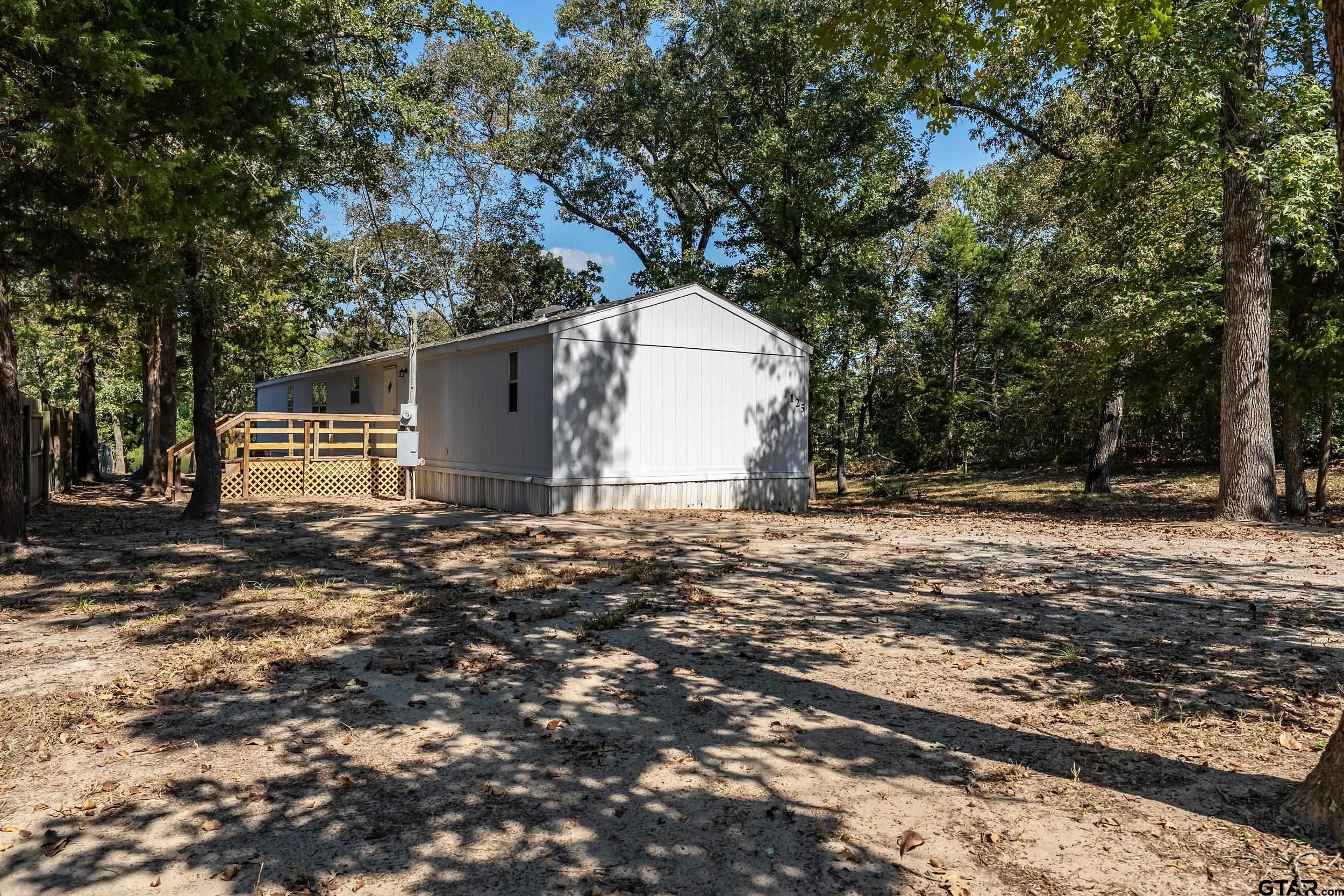 125 Ridgewood Lane Murchison, TX 75778 - Photo 6 of 46 a backyard of a house with lots of green space