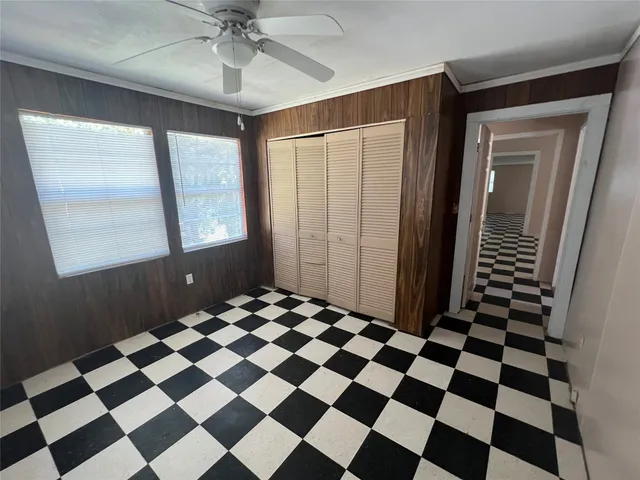a black and white checkered floor with a black white checkered floor