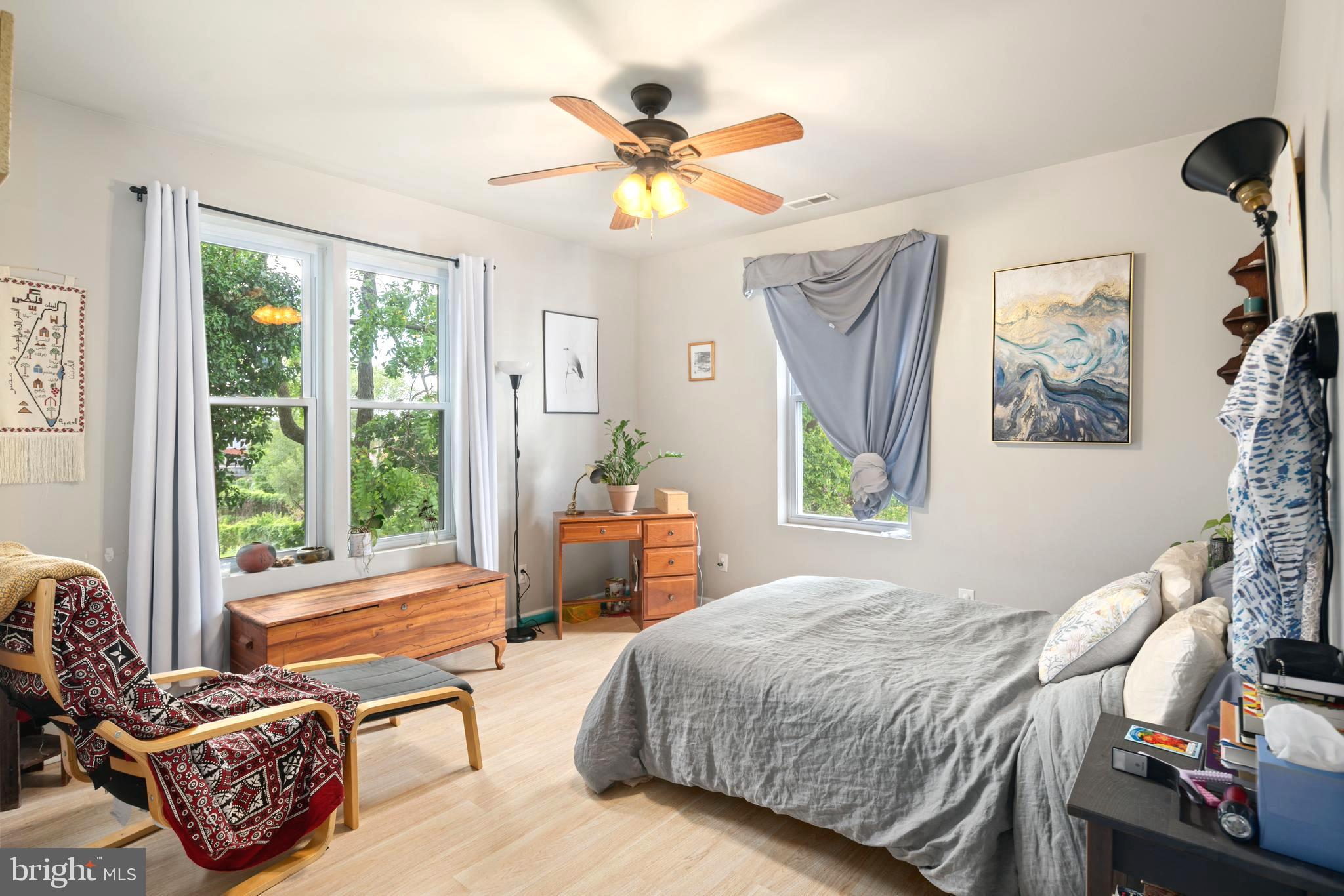 4804 Kingsessing Avenue Philadelphia, PA 19143 - Photo 10 of 17 a bedroom with a bed and a window