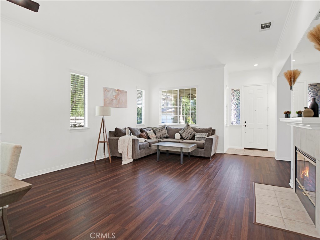 21103 Cross Creek Drive Saugus, CA 91350 - Photo 9 of 41 a living room with furniture and a wooden floor