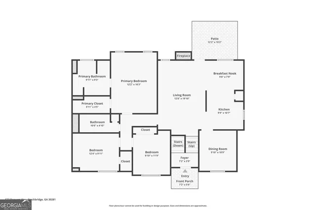 $2,165 | 573 Ransom Way, Stockbridge, GA 30281