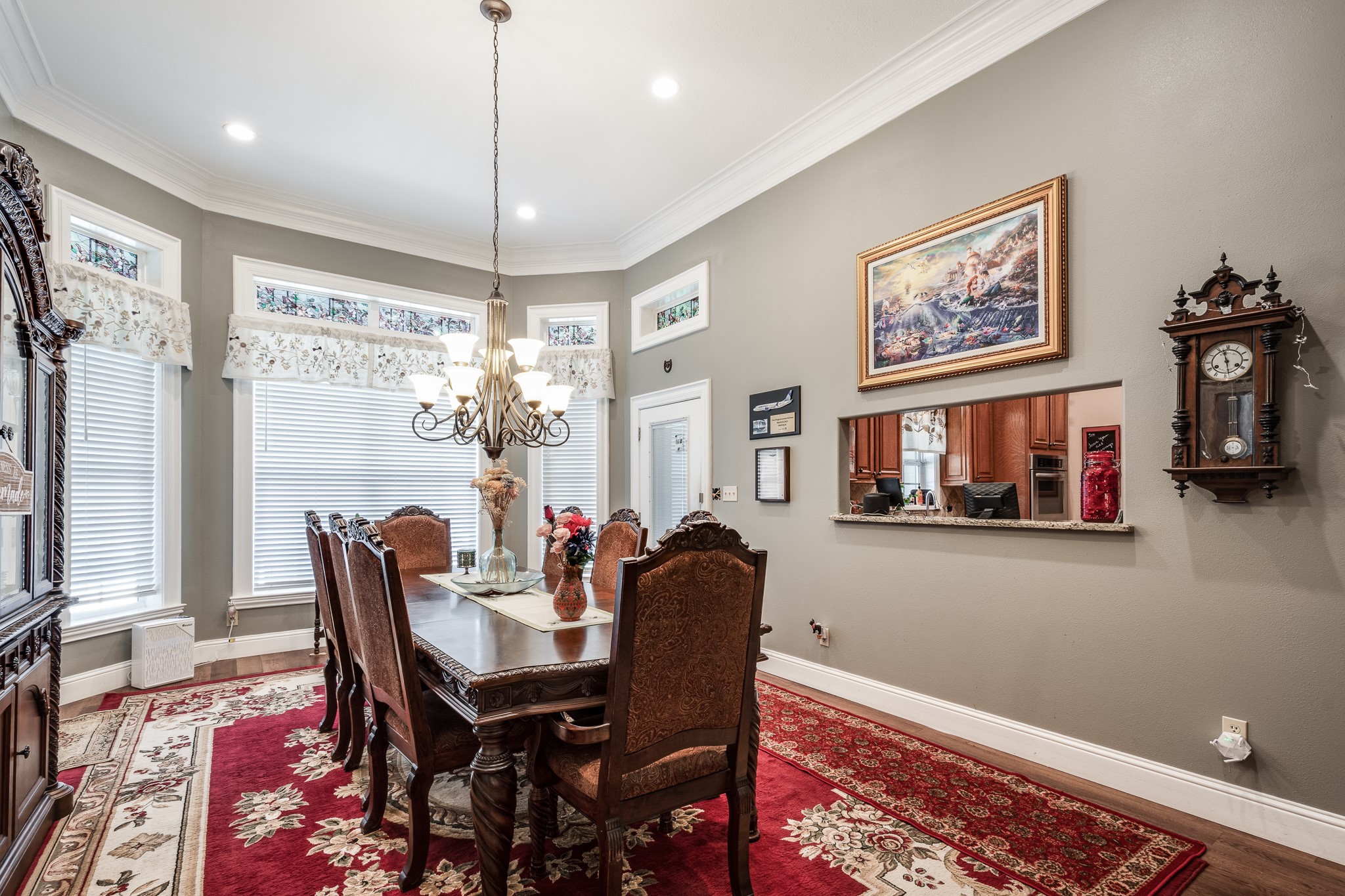11105 Crockett Martin Road Conroe, TX 77306 - Photo 12 of 35 a dining room with furniture and window