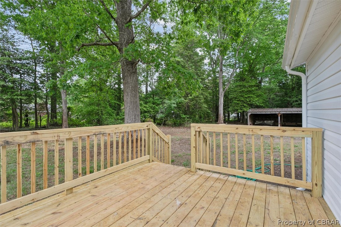 8213 Croaker Road Williamsburg, VA 23188 - Photo 31 of 50 View of wooden deck