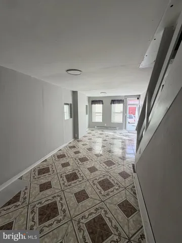 a view of a livingroom with a windows