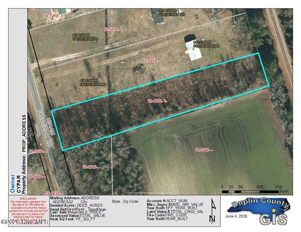 Lot 1 Isham Frederick Road Magnolia, NC 28453 - Photo 1 of 2