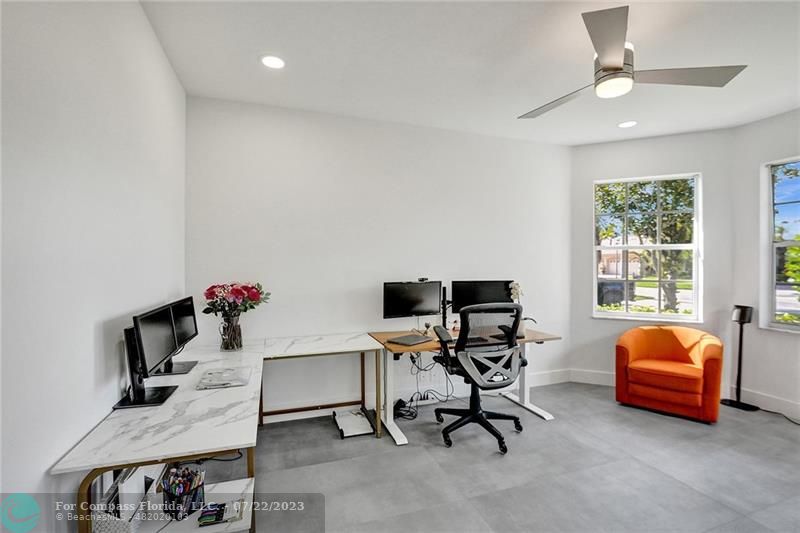 12355 Rockledge Circle Boca Raton, FL 33428 - Photo 14 of 38 a view of a workspace with furniture and a window