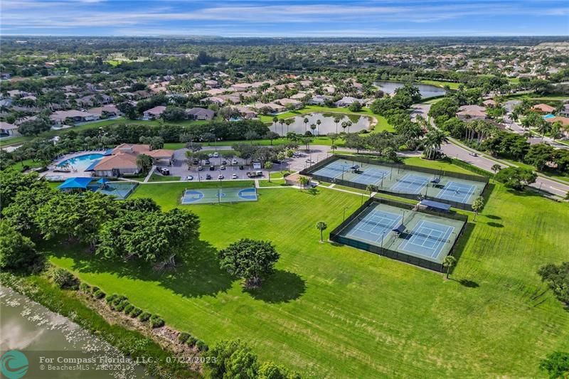 12355 Rockledge Circle Boca Raton, FL 33428 - Photo 35 of 38 an aerial view of a house with a garden