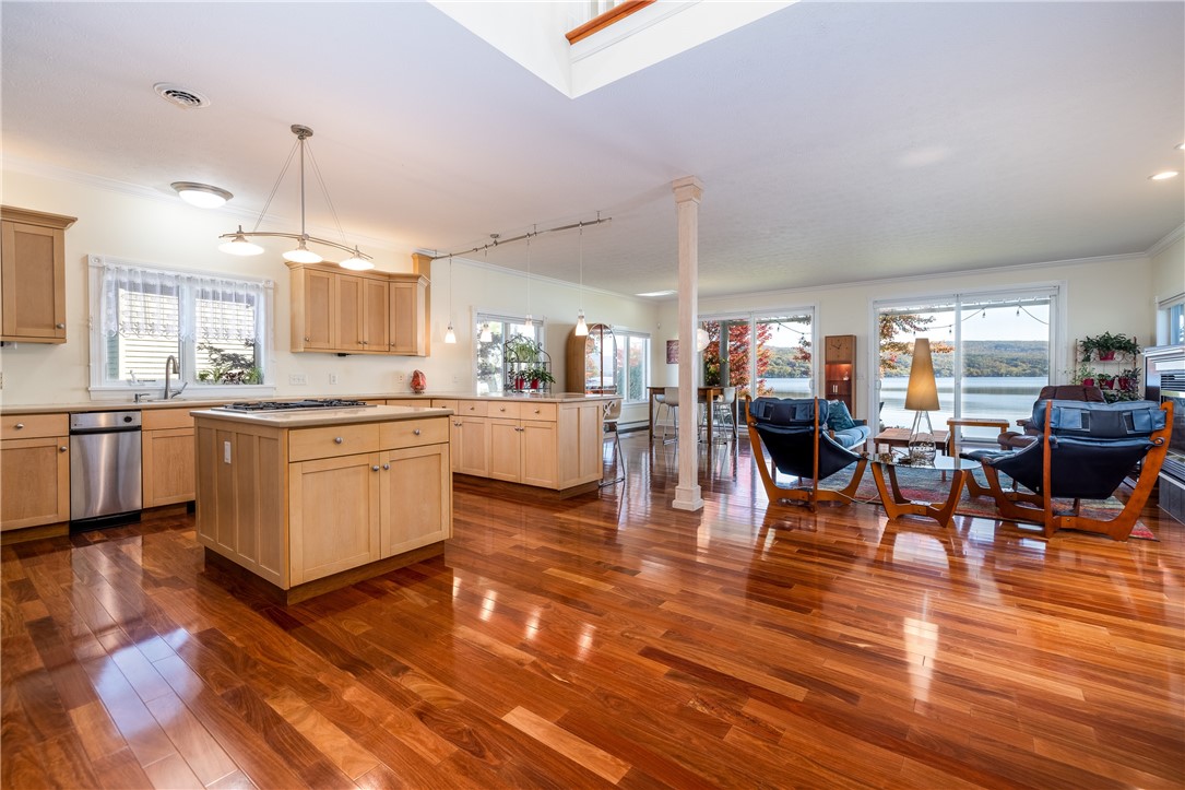 8833 Sandy Bottom Road Richmond, NY 14471 - Photo 16 of 50 SPECTACULAR GREAT ROOM FEATURING COOK'S KITCHEN!