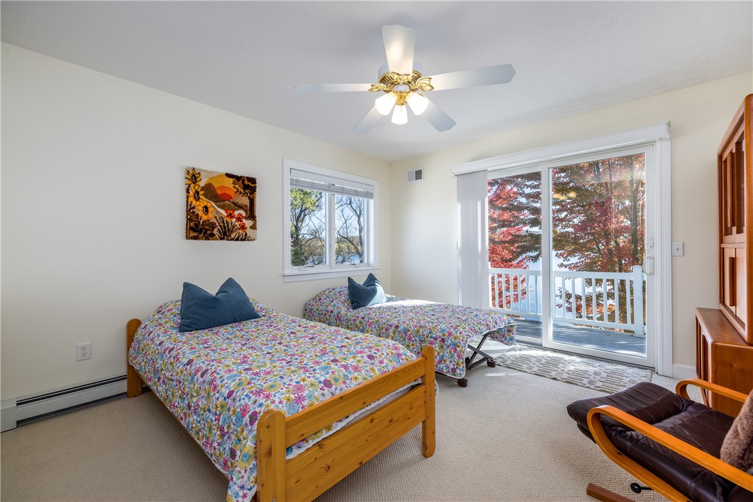 8833 Sandy Bottom Road Richmond, NY 14471 - Photo 30 of 50 SPACIOUS LAKEVIEW UPSTAIRS BEDROOM OPENING TO DECK