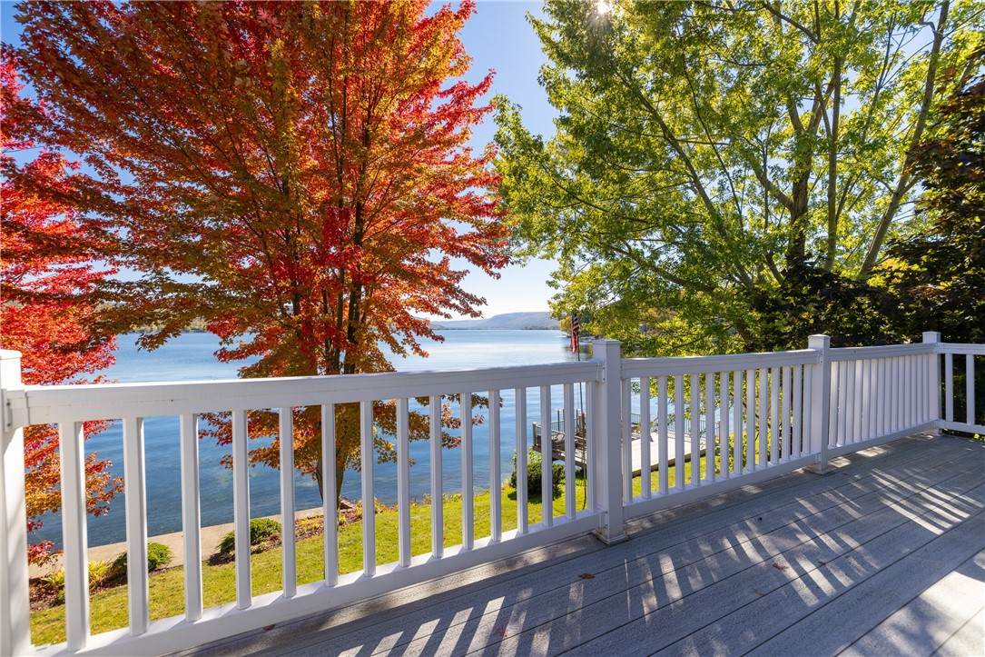 8833 Sandy Bottom Road Richmond, NY 14471 - Photo 32 of 50 2ND FLOOR LAKEVIEW DECK WITH PANORAMIC VIEWS!