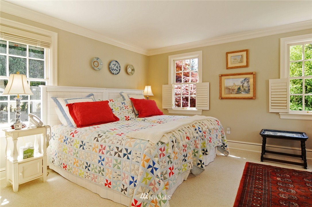 21 Cherry Loop Northwest Shoreline, WA 98177 - Photo 16 of 25 a bedroom with bed and wooden floor