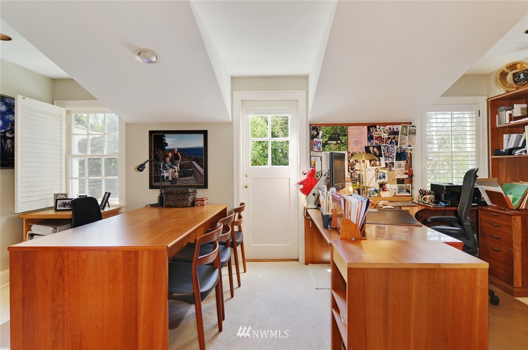 21 Cherry Loop Northwest Shoreline, WA 98177 - Photo 17 of 25 a view of a dining room with furniture and a window