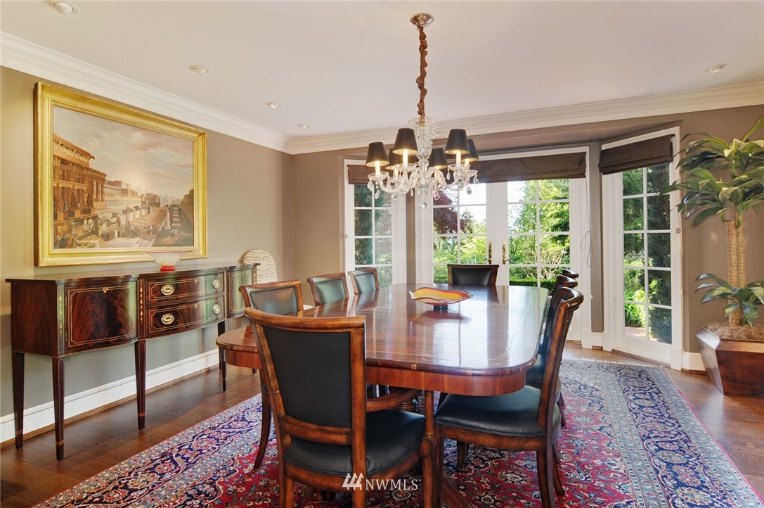 21 Cherry Loop Northwest Shoreline, WA 98177 - Photo 8 of 25 a view of a dining room with furniture window and wooden floor