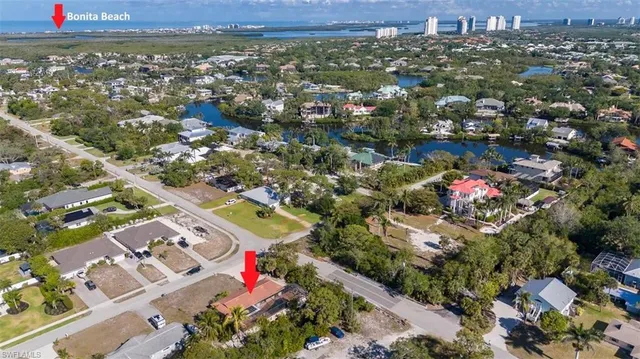 an aerial view of a city with lots of residential buildings