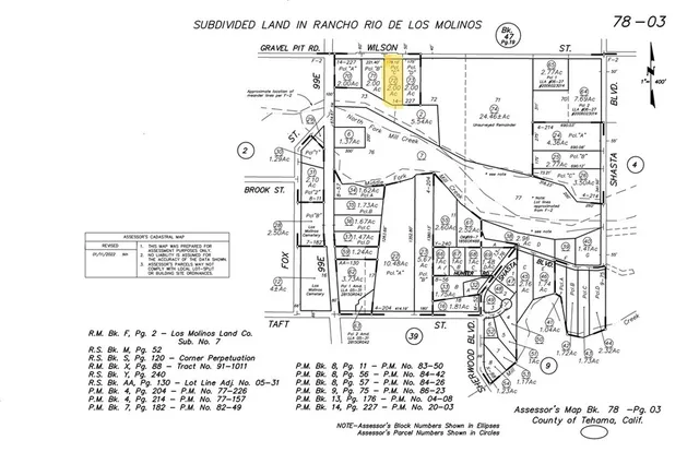 $83,000 | 0 Wilson Street, Los Molinos, CA 96055