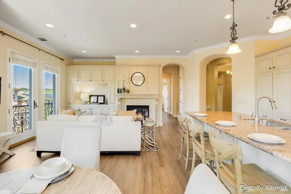 a room with furniture and a window