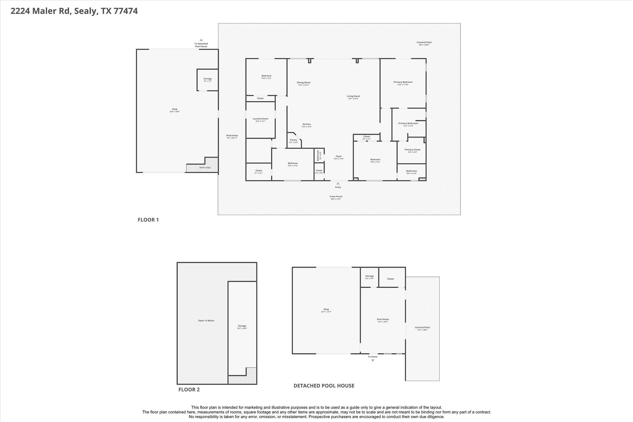 2224 Maler Road Sealy, TX 77474 - Photo 50 of 50 Floor Plans