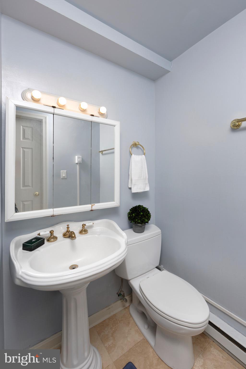 1608 Zulla Road Middleburg, VA 20117 - Photo 12 of 52 a bathroom with a toilet sink and mirror