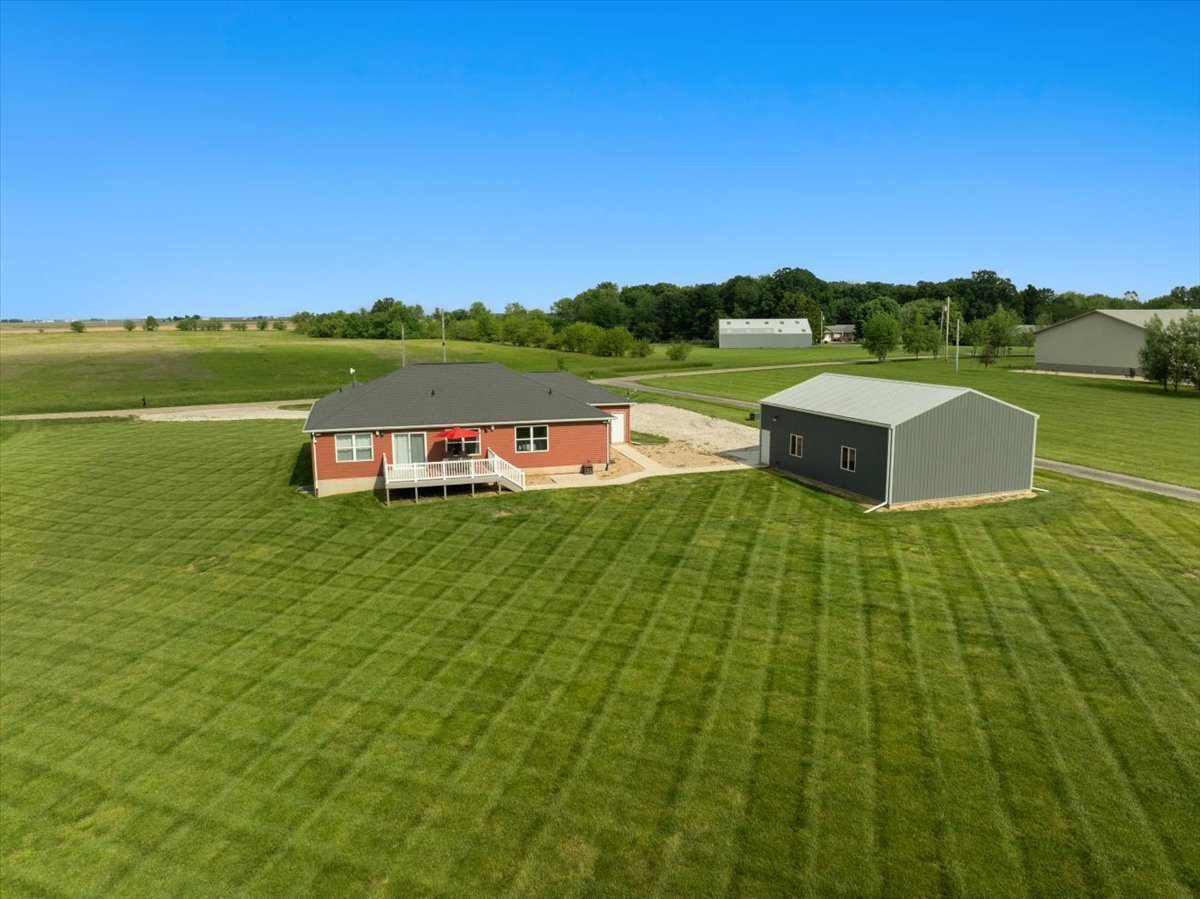 10901 Lake Road Dewitt, IL 61735 - Photo 30 of 30 a view of a lake with a big yard