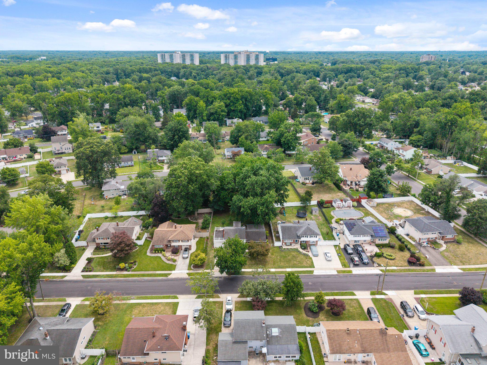 406 Yorkshire Road Cherry Hill, NJ 08034 - Photo 37 of 46 Lush suburban landscape with homes.