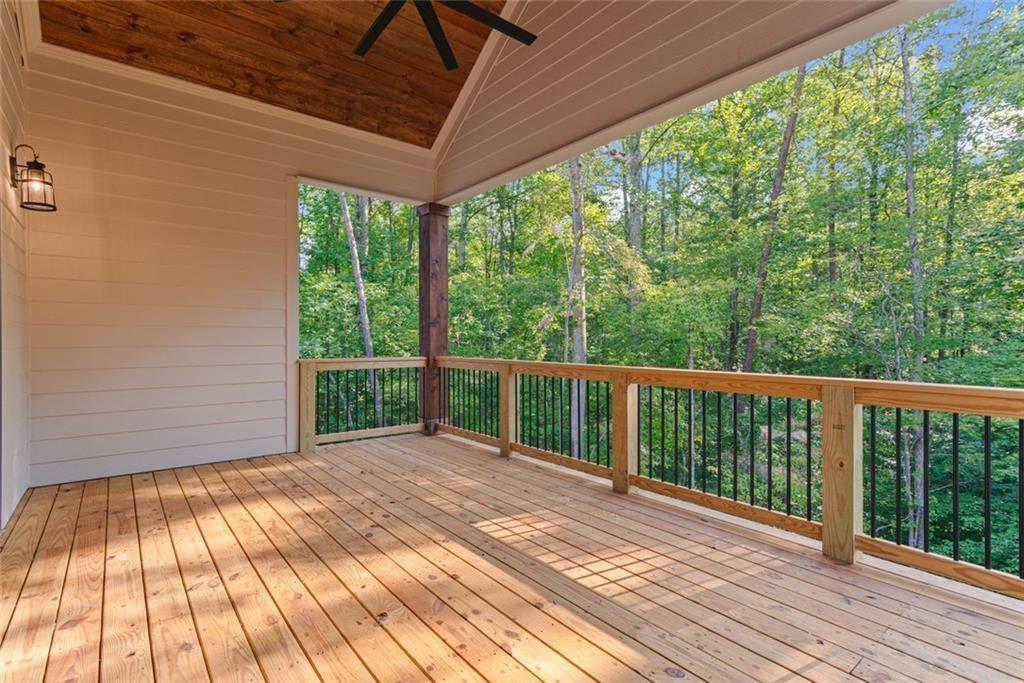 240 Highlands Ball Ground, GA 30107 - Photo 34 of 57 a view of balcony with wooden floor