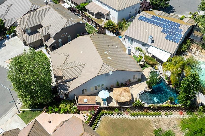 2001 Dayton Avenue Modesto, CA 95356 - Photo 84 of 94 an aerial view of a house with a yard