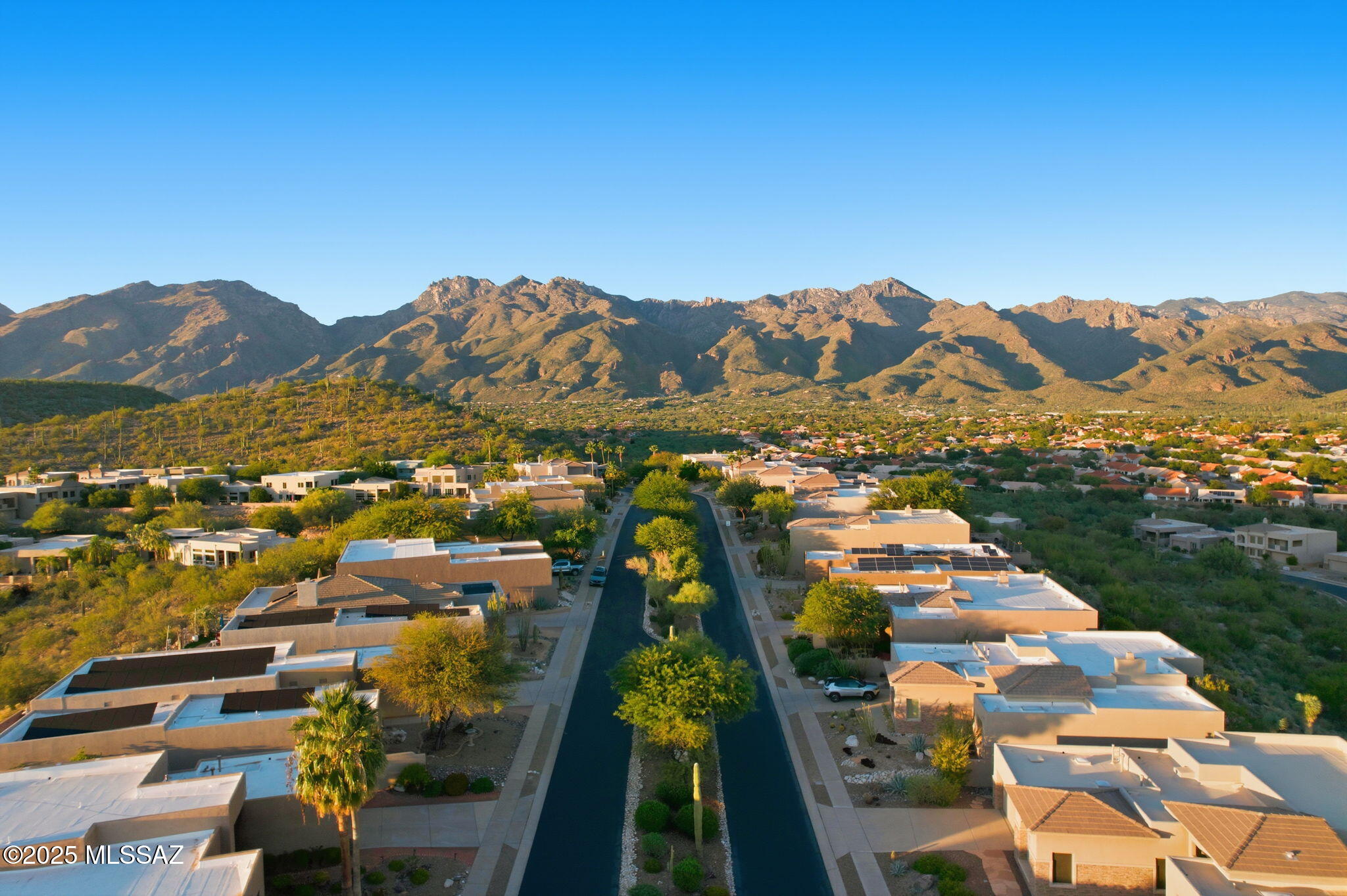7452 East Ridge Point Road Tucson, AZ 85750 - Photo 36 of 42 Aerial View. Very Private & well manicured neighborhood