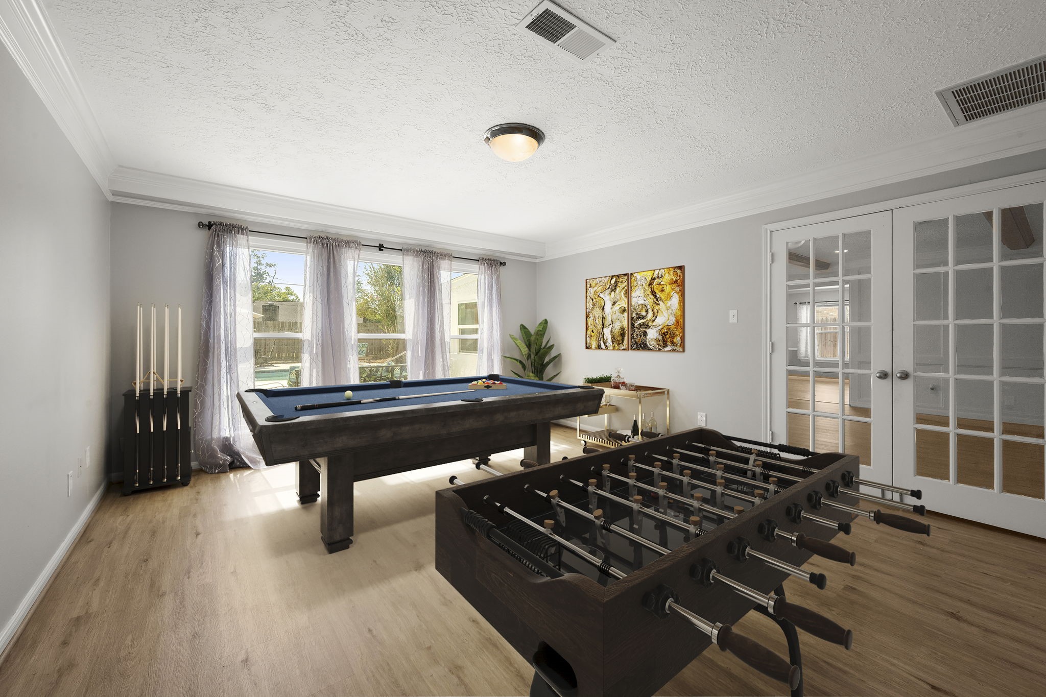 6607 Saffron Hills Drive Spring, TX 77379 - Photo 20 of 48 a bedroom with furniture and a window