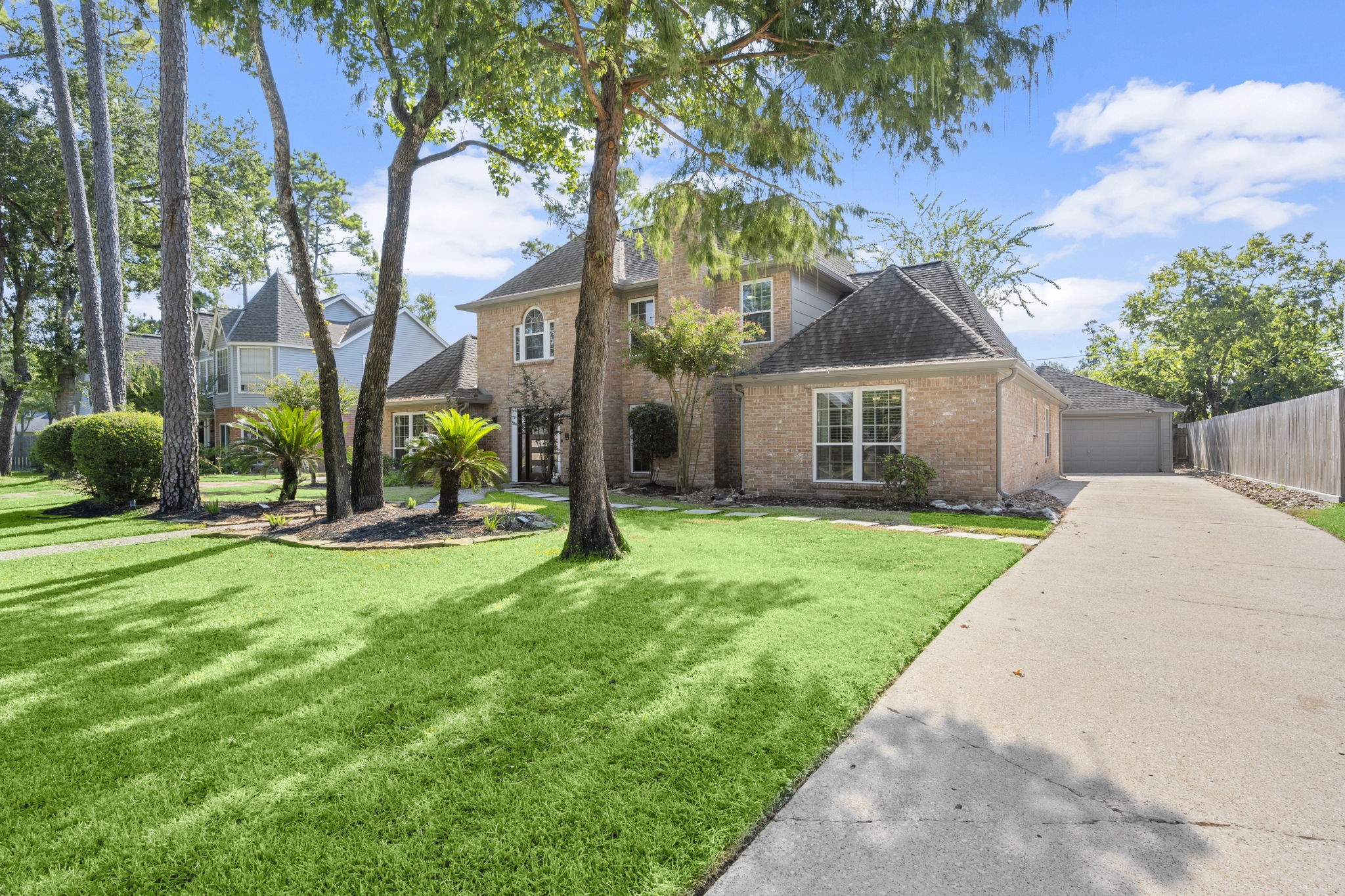 6607 Saffron Hills Drive Spring, TX 77379 - Photo 6 of 48 a view of house with a backyard