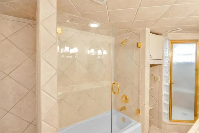 front view of a building with a yard