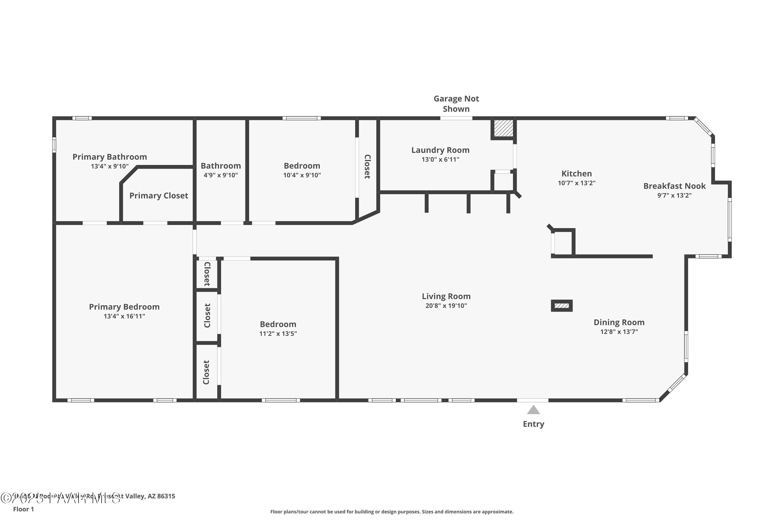 10450 North Poquito Valley Road Prescott Valley, AZ 86315 - Photo 30 of 30 Floor Plan 2