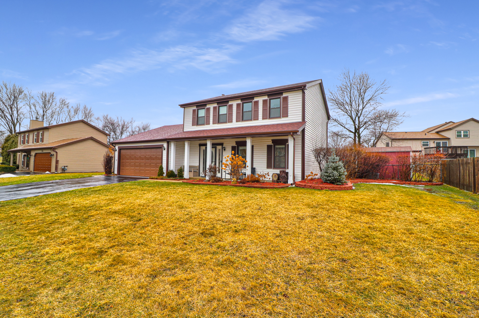 1126 Manchester Road Schaumburg, IL 60193 - Photo 2 of 28 a house view with swimming pool in front of it