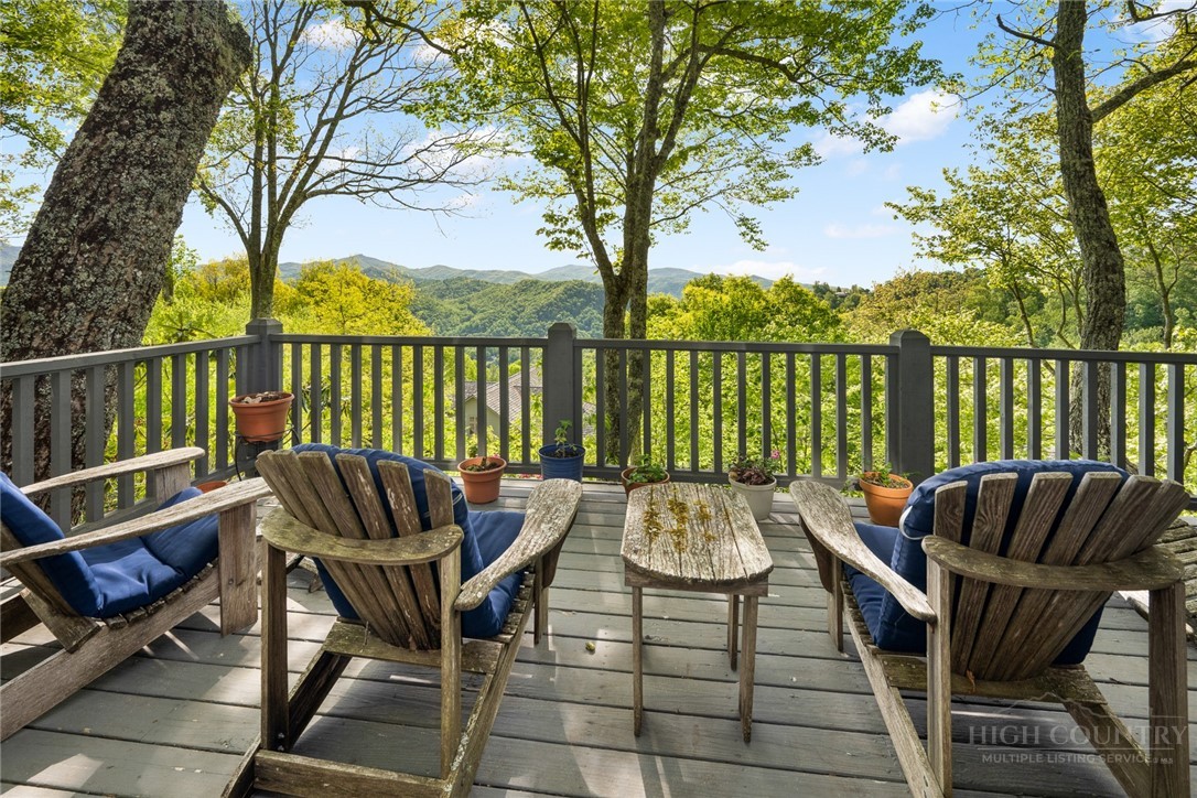 246 Mulberry Lane Boone, NC 28607 - Photo 12 of 49 a view of balcony with outdoor seating and city view