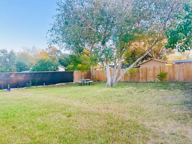 237 Briarwood Drive Kingsville, TX 78363 - Photo 13 of 13 a backyard of a house with lots of green space