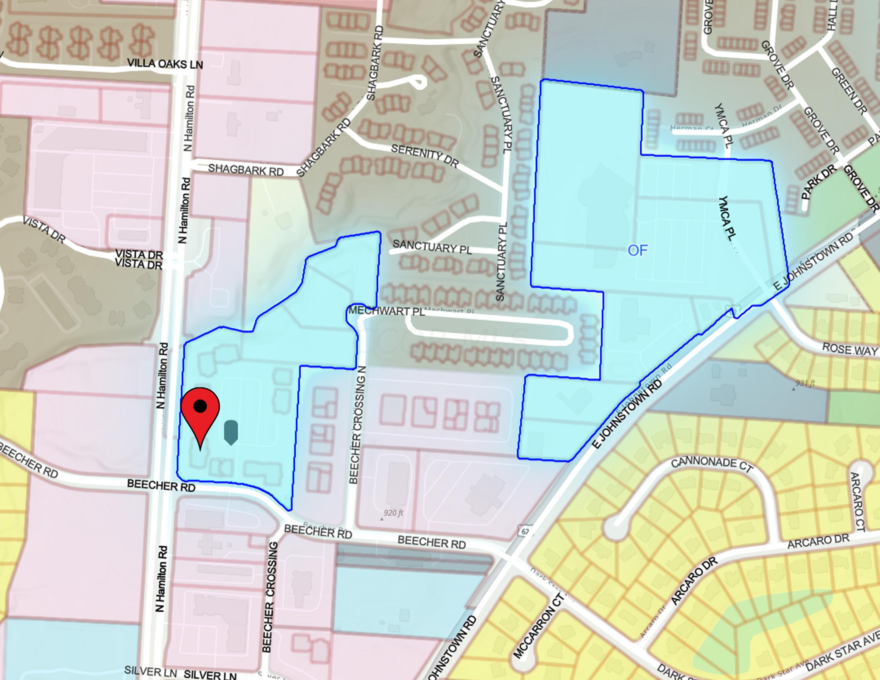 422 Beecher Road Columbus, OH 43230 - Photo 59 of 60 Zoning Map
