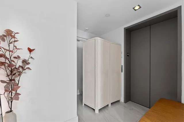 a view of closet area