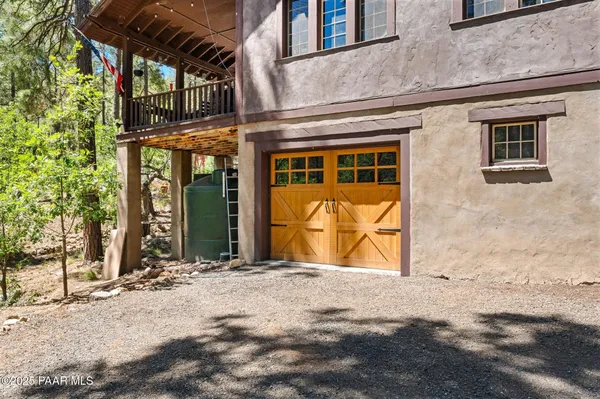 a view of entrance gate of building