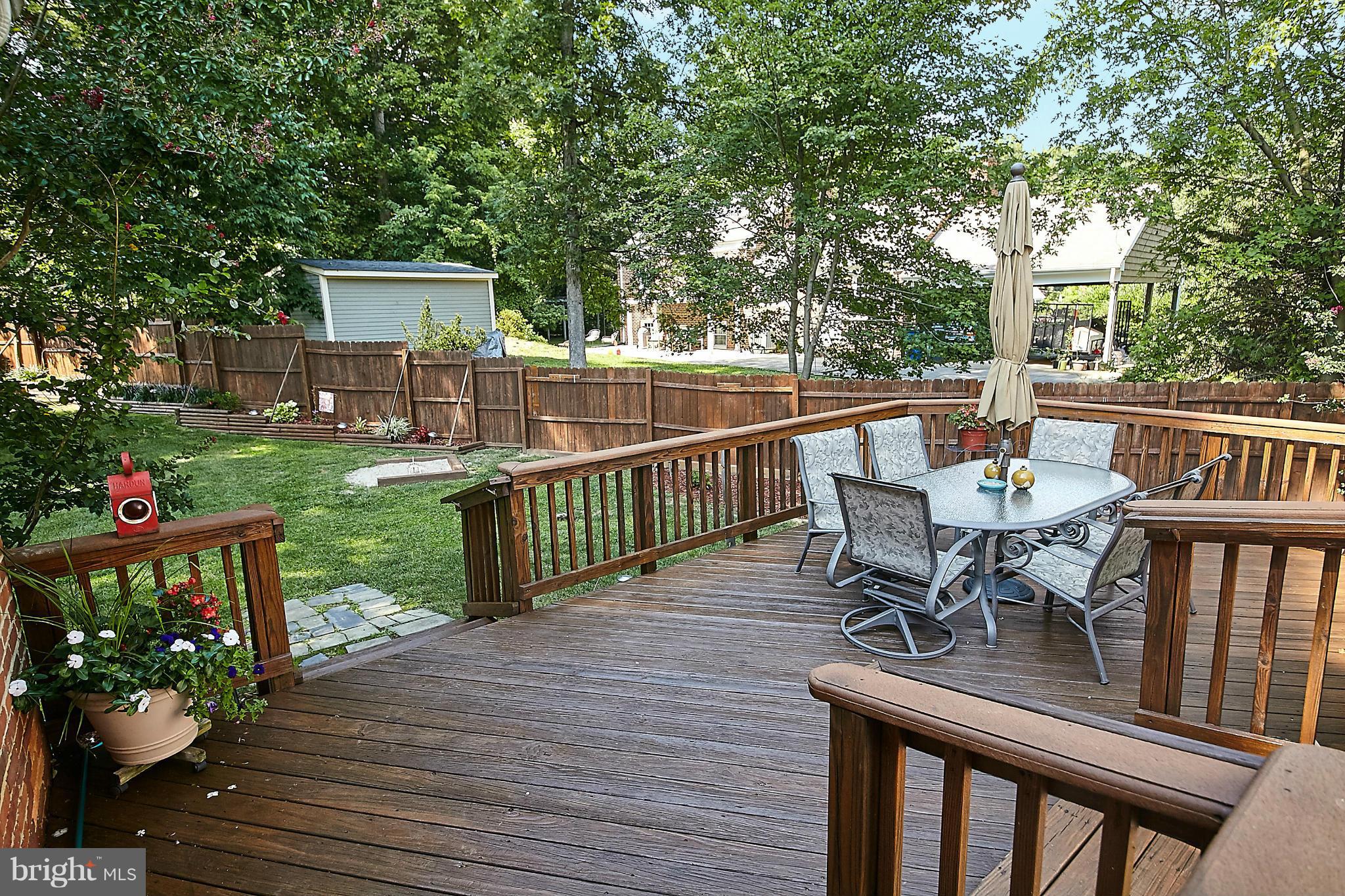 5540 Earlehurst Street Springfield, VA 22151 - Photo 25 of 30 a view of a deck with furniture