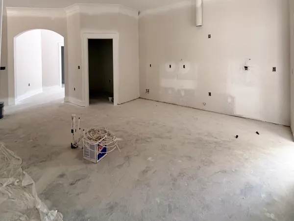 a view of a room with window