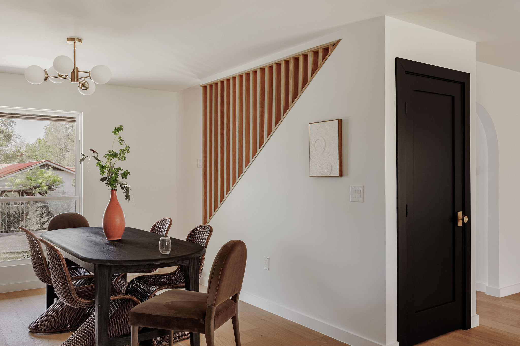 2210 Comburg Castle Way Austin, TX 78748 - Photo 20 of 40 a view of a dining room with furniture and wooden floor